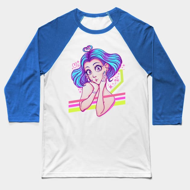 Vibrant colors Baseball T-Shirt by rustyhands